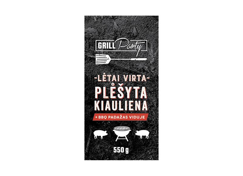 GRILL PARTY lėtai virta plėšyta kiauliena su BBQ padažu