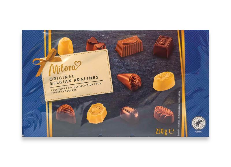 Saldainiai dėžutėje MILORA