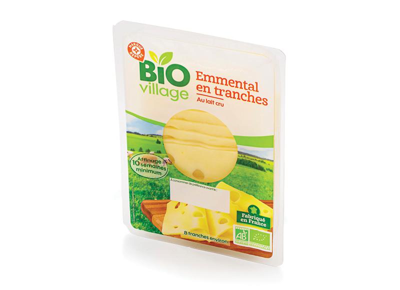 Prekė: Ekologiškas Ementalio sūris BIO VILLAGE riekelėmis