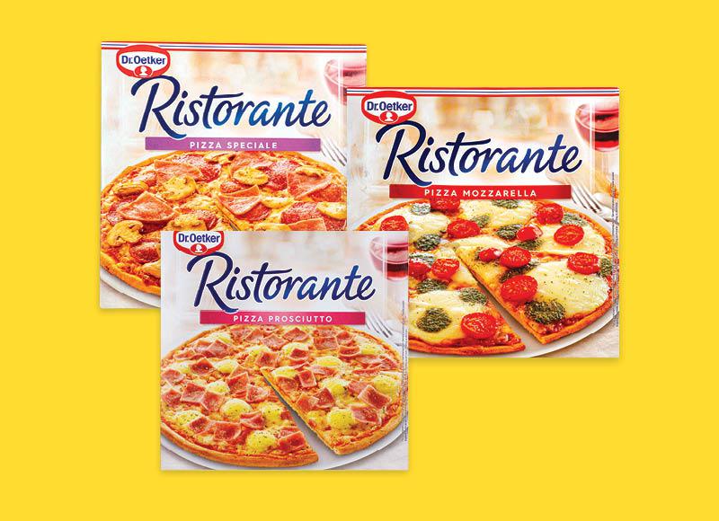DR. OETKER šaldytoms picoms RISTORANTE ir RISTORANTE GRANDISIMA