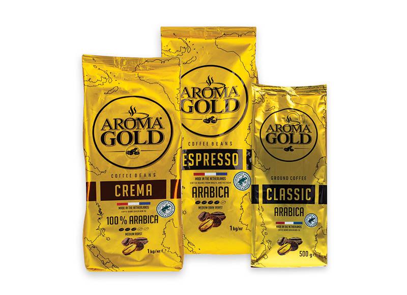 Maltai kavai ir kavos pupelėms AROMA GOLD