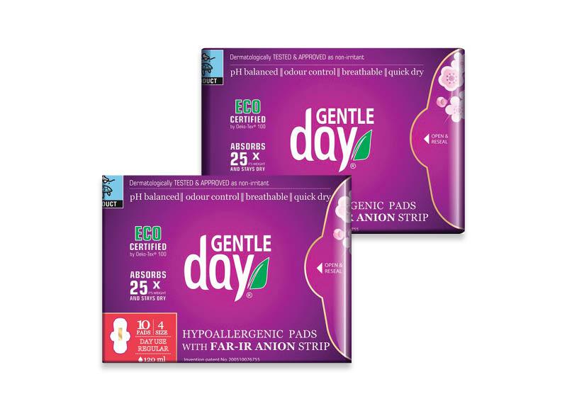Prekė: Moterų higienos priemonėms GENTLE DAY