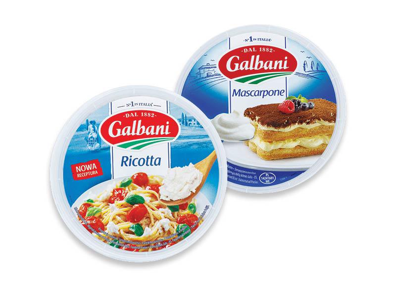 Sūriams GALBANI RICOTA ir MASKARPONE