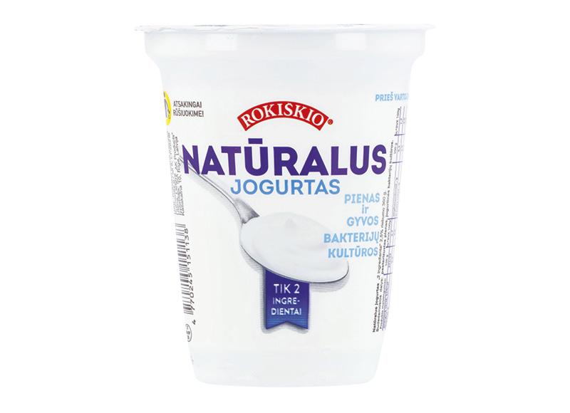 Natūralus ROKIŠKIO jogurtas