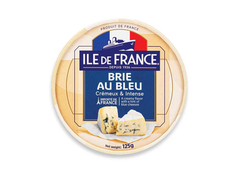 Sūris ILE DE FRANCE BRIE su mėlynaisiais pelėsiais