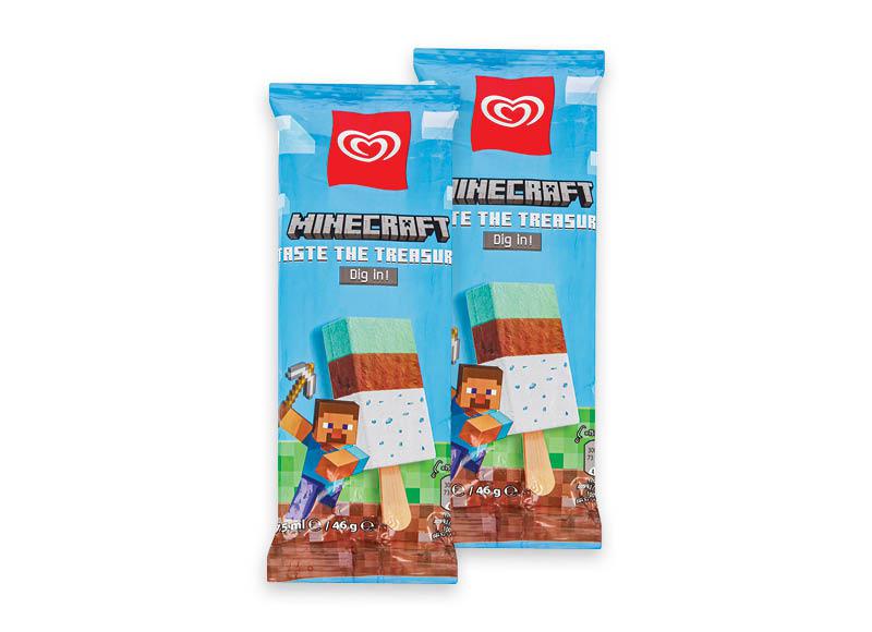 Ledai ant pagaliuko MINECRAFT