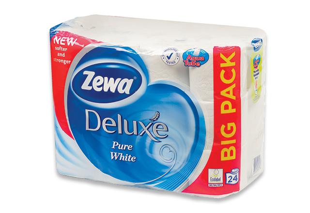 Prekė: Tualetinis popierius ZEWA DELUXE PURE WHITE