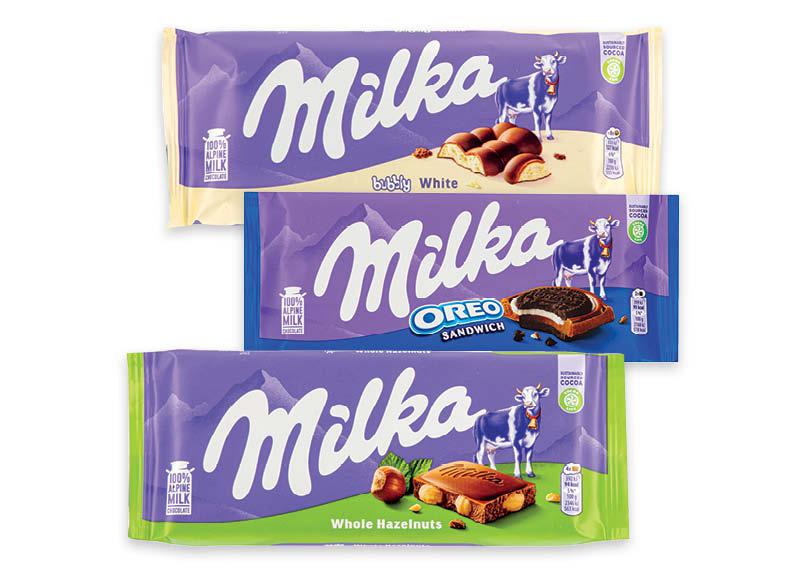 Šokolado plytelėms MILKA