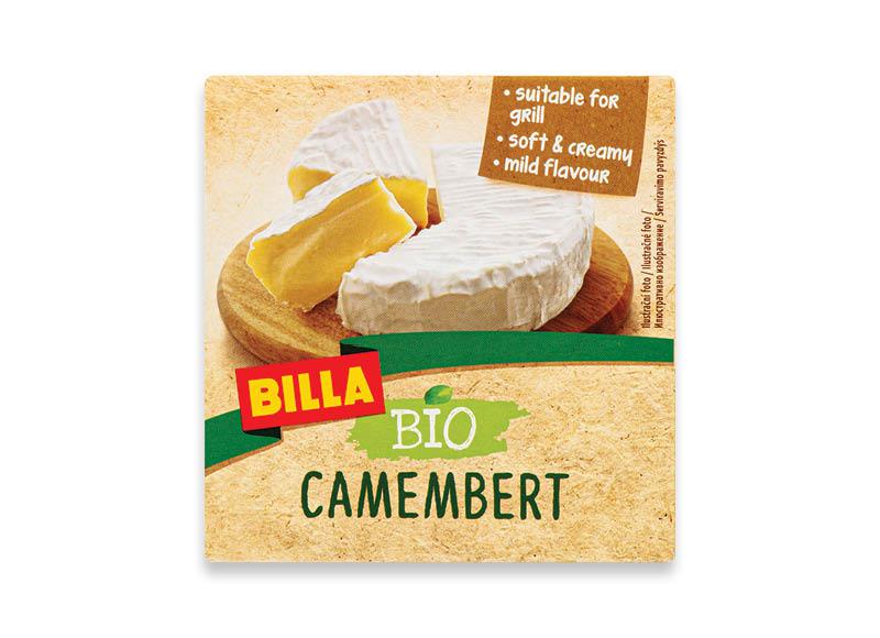 Prekė: BILLA BIO ekologiškas sūris CAMEMBERT