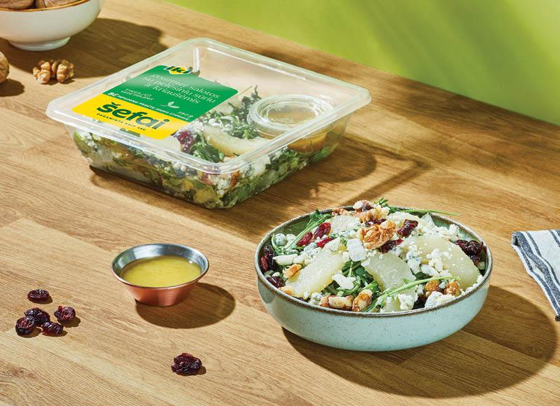 IKI ŠEFAI GOURMET salotos su pelėsiniu sūriu ir kriaušėmis