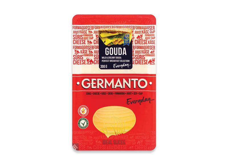 Prekė: GERMANTO sūris GOUDA riekutėmis