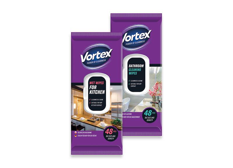 Drėgnosioms servetėlėms VORTEX