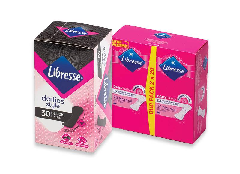 Prekė: Moterų higienos prekėms LIBRESSE