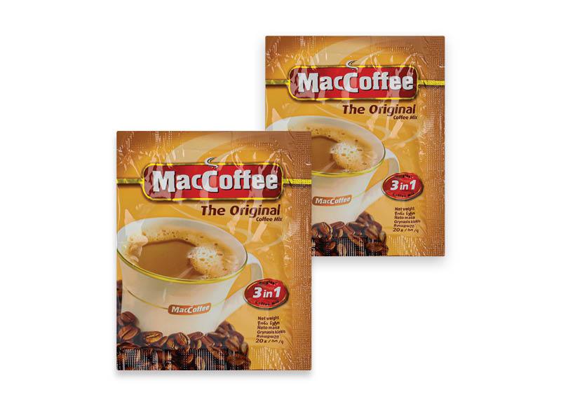 Tirpiosios kavos gėrimas MACCOFFEE 3 IN 1