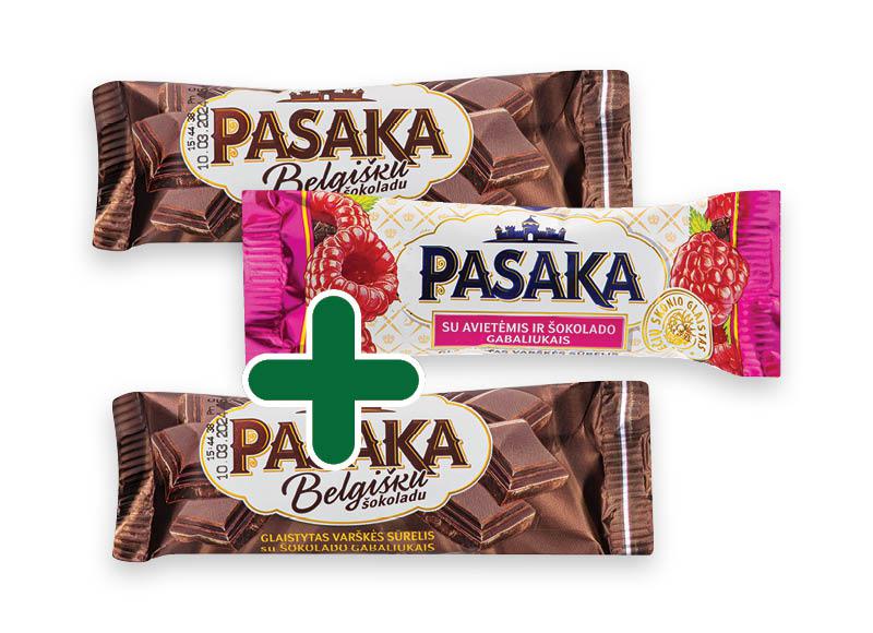Glaistytas varškės sūrelis PASAKA