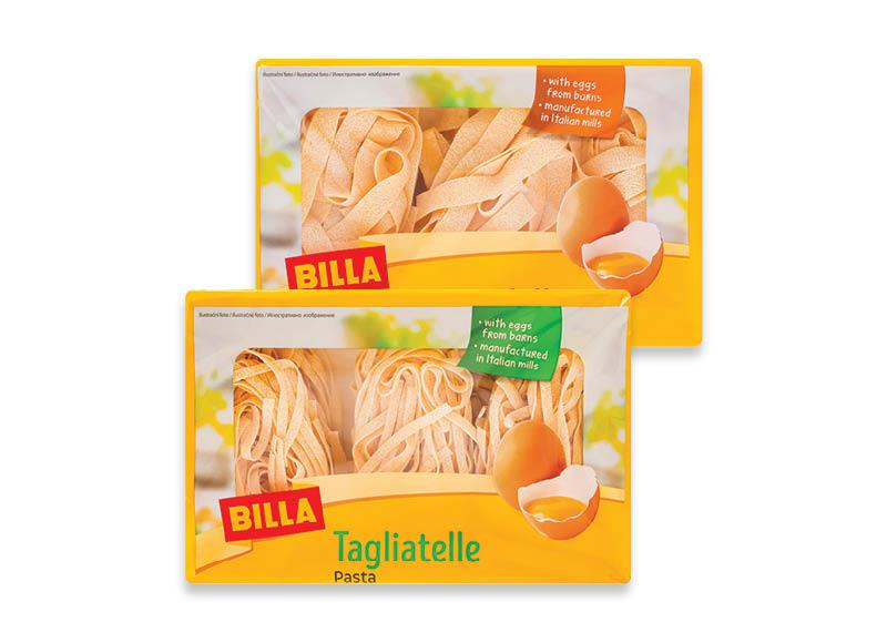 BILLA makaronai TAGLIATELLE, PAPPRARDELLE