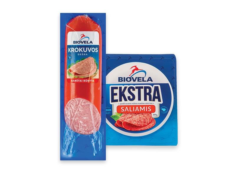 Karštai rūkytoms BIOVELOS dešroms