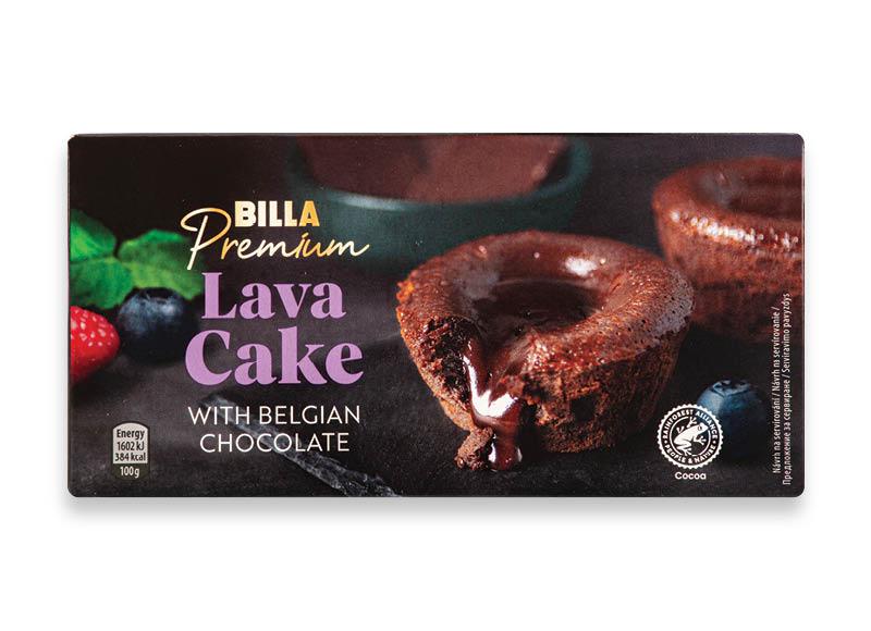 BILLA PREMIUM šokoladinis pyragaitis LAVA CAKE