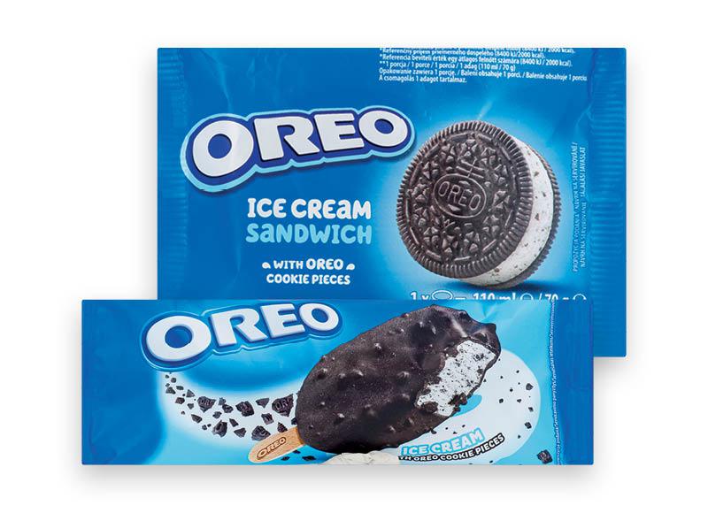 Ledai OREO ar MILKA