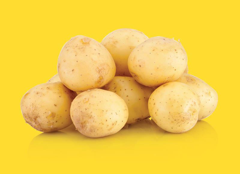 Sveriamos šviežios plautos bulvės