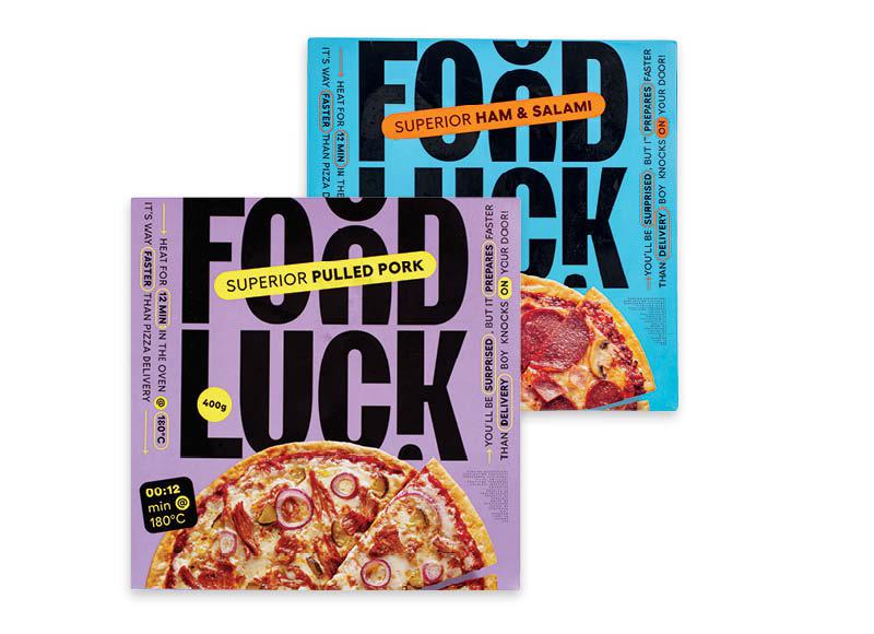 Šaldyta pica ar picos užkandis FOOD LUCK