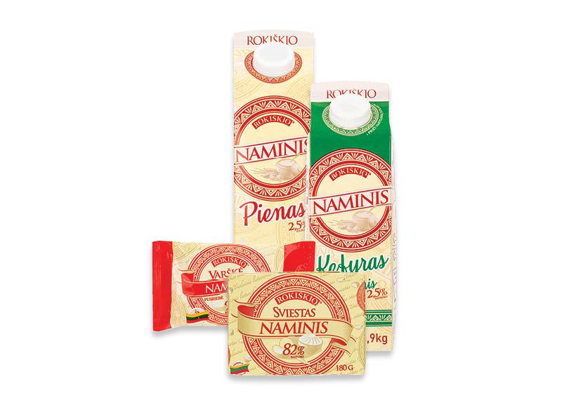 Pieno produktams ROKIŠKIO NAMINIS
