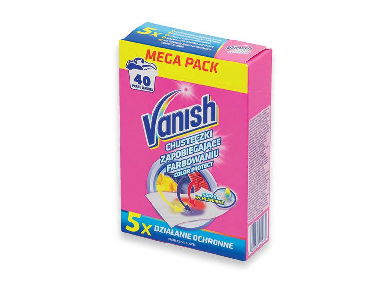 Skalbinių dažus sulaikančios servetėlės VANISH