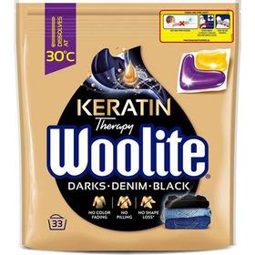 Skalbimo kapsulės WOOLITE Keratin Dark, 33x20 g