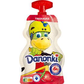 Jogurtinis užkandis DANONKI braškių sk., 70 g