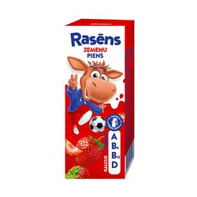 Pieno gėrimas RASENS braškių sk., 200 ml