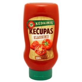Prekė: Klasikinis pomidorų kečupas KĖDAINIŲ, 550 g