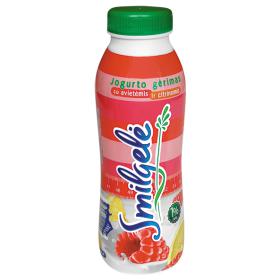 Jogurto gėrimas SMILGELĖ su avietėmis ir citrina, 1 %  rieb., 450 ml