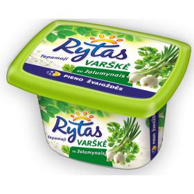 Tepamoji varškė RYTAS su žalumynais, 15 % rieb., 130 g
