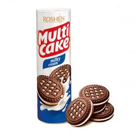 Sausainiai ROSHEN Multicake su pienišku kremu, 180 g