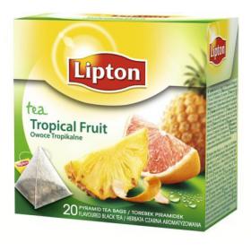 Prekė: Juodoji arbata LIPTON tropinių vaisių sk., 20 vnt.