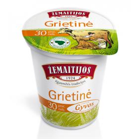 ŽEMAITIJOS grietinė, 30 % rieb., 400 g