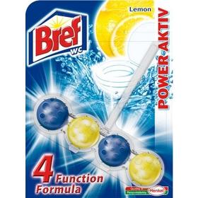 WC valiklis-gaiviklis BREF POWER AKTIV LEMON, 50 g