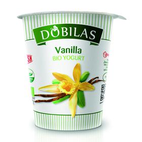 Ekologiškas jogurtas DOBILAS su vanile, 300 g