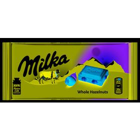 Prekė: Šokoladas MILKA WHOLE HAZELNUT, 100 g