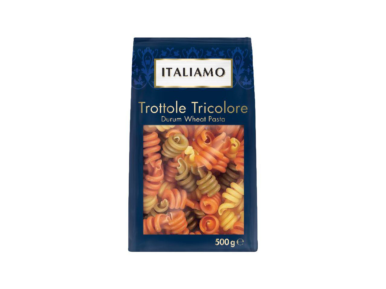 „Kietųjų kviečių makaronai „Trottole Tricolore““ parduotuvėje „Lidl ...