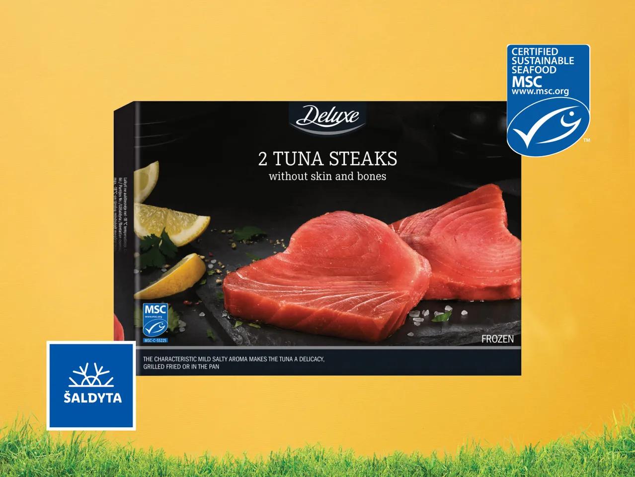 Gelsvauodegio tuno kepsniai