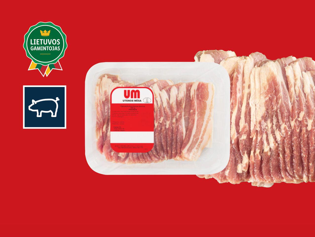 Prekė: Šviežia pjaustyta kiaulienos šoninė