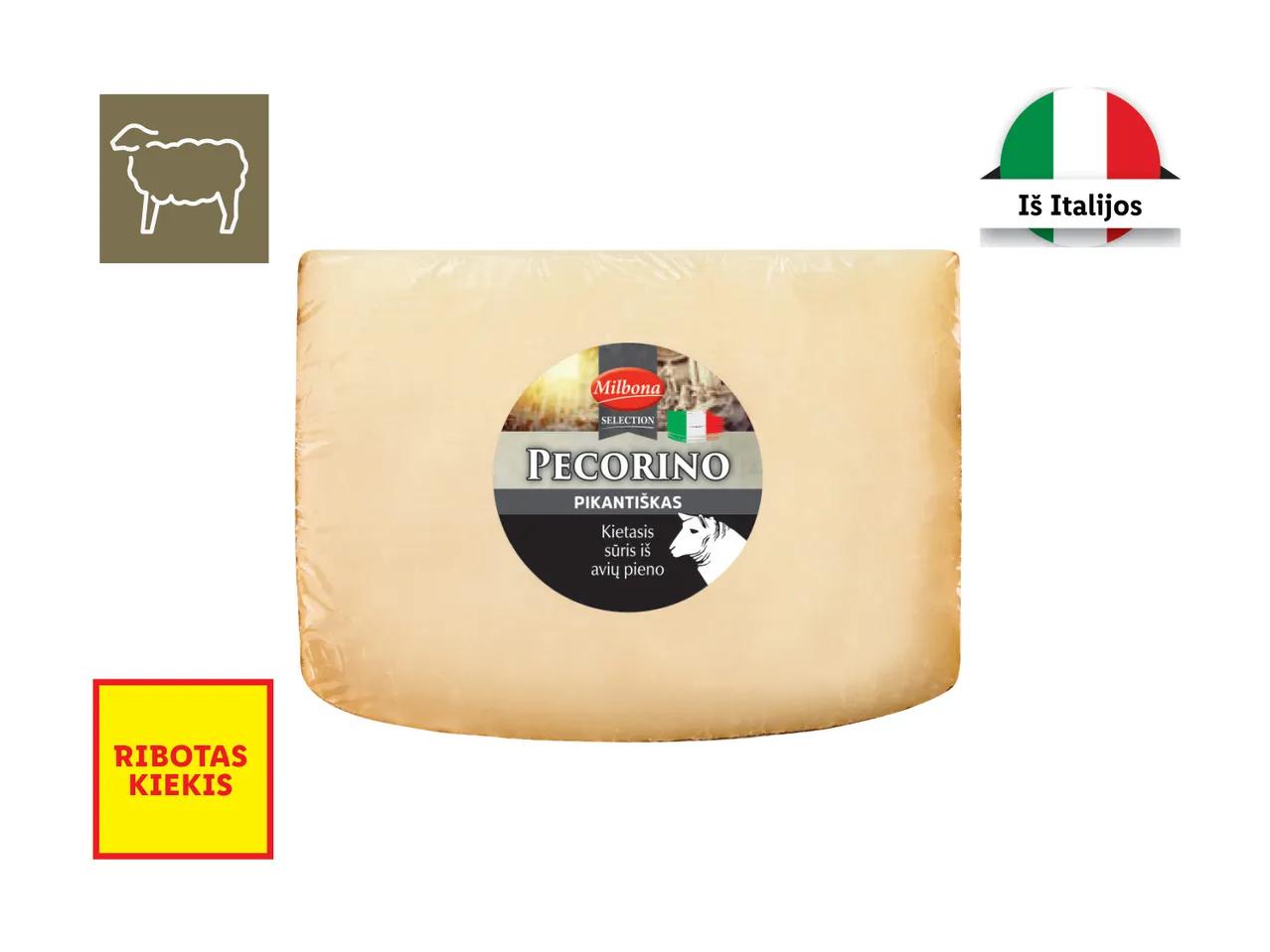 Kietasis sūris iš avių pieno „Pecorino“