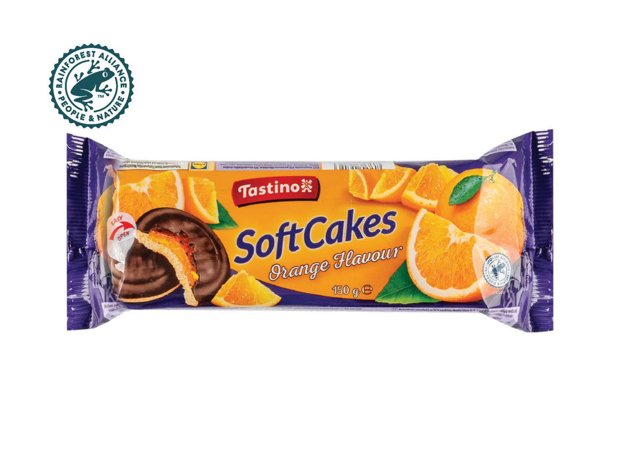 Prekė: „Soft cake“ apelsinų skonio sausainiai