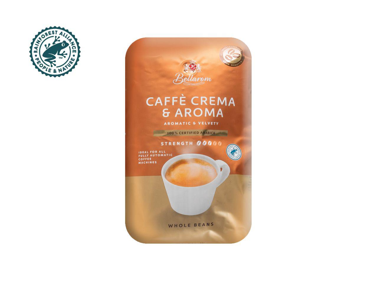 Prekė: Skrudintos kavos pupelės „Crema & Aroma“