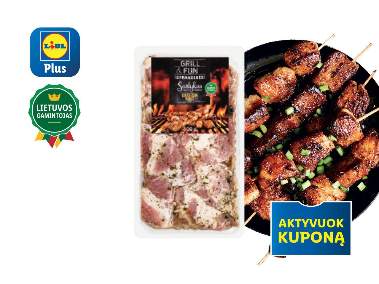 Prekė: Kiaulienos sprandinės šašlykas kaukazietiškame marinate