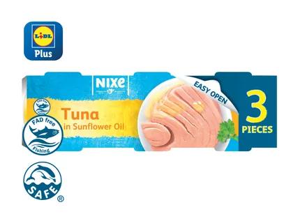 Konservuotų tunų filė saulėgrąžų aliejuje