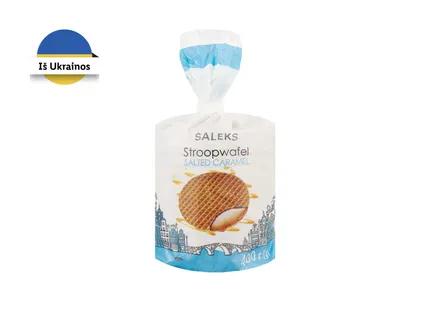 Vafliai „Stroopwafel“ su sūria karamele