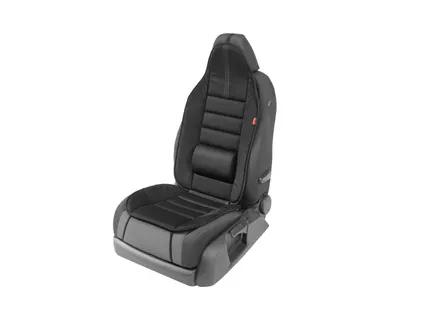 Automobilio sėdynės užtiesalas su juosmens atrama