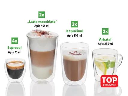 Karščiui atsparios taurės